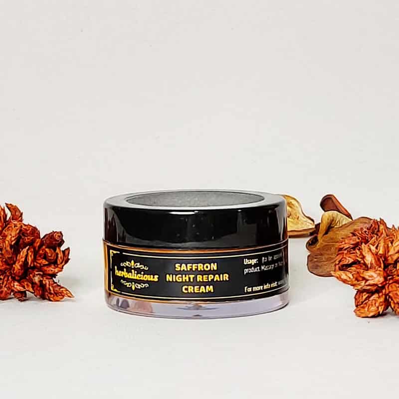 saffron night cream